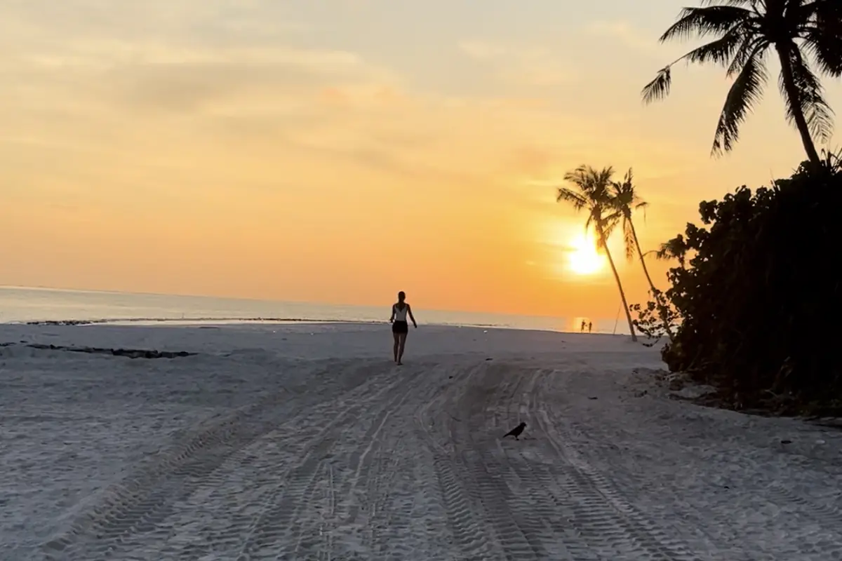 Sonnenaufgang auf Fulidhoo, Malediven